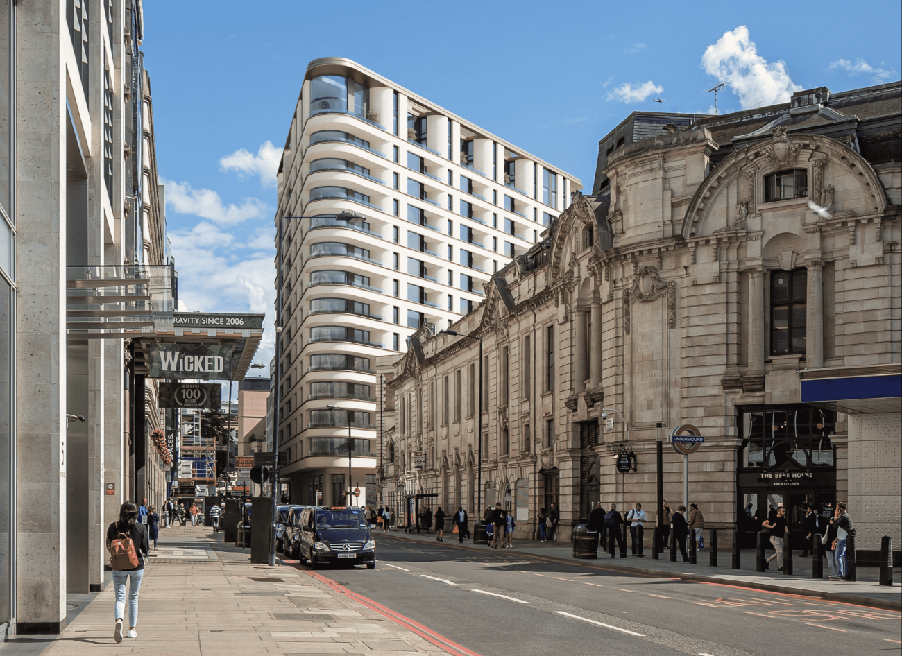 View of the consented scheme